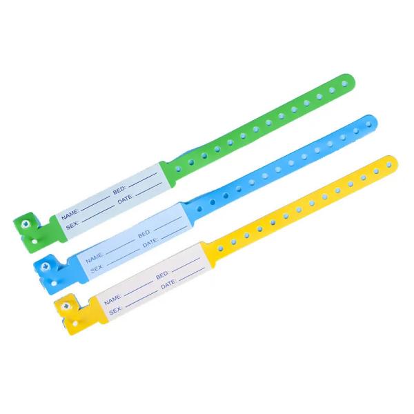 Стационарный больной детей медицинских многоразовых браслетов Wristband младенческий