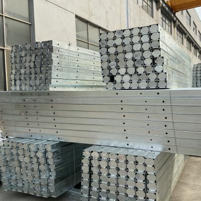 Hot Dip Galvanized Steel Crossarm 12FT Post Cross Arm