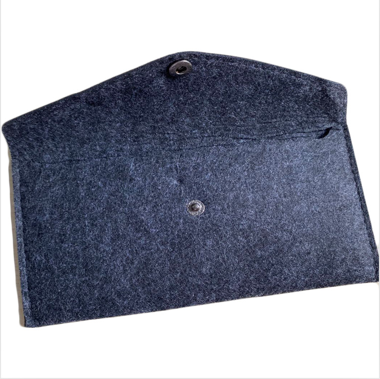 Wholesale Classic Design Felt Storage Bags Mobile Phone Glasses Coin Wallet Card Ear Power Cord Vacuum Compressed Gift Bags