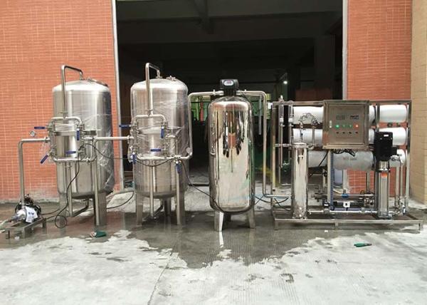SS304 PLC Touch Screen 3000L/H Water Softener Filter System