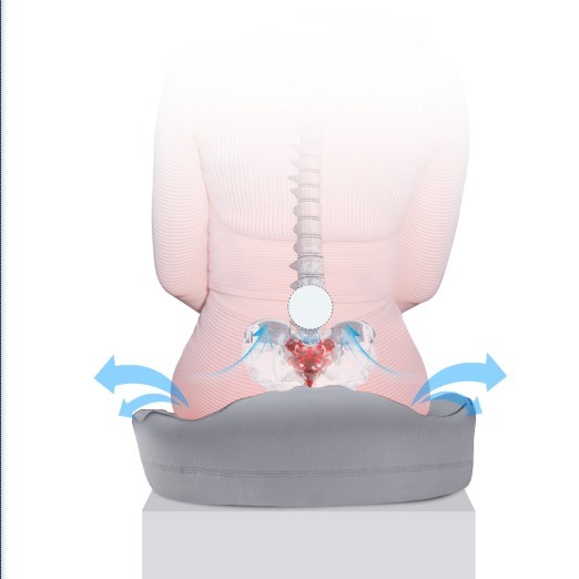 Removable and Washable Coccyx Orthopedic Comfort Seat Cushion for Car Office Home Chair