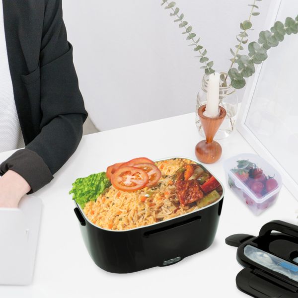 Durable Hassle-Free Portable Food Warmer 304 Stainless Steel Food 1.5L Heating Electric Lunch Box For Office