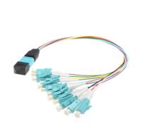 Núcleos MTP do cabo 8 do Multi-núcleo do OEM MPO/MTP ao cabo frente e verso do tronco do LC Patchcord