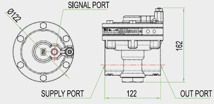 Профессиональный тип поддержка YTC тома реле YT-300 YT-320 YT-310 ракеты -носителя привода пневматического клапана вспомогательная алюминиевая