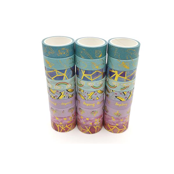 Лента Washi красочного нового лотоса картины бумажная для личной пользы