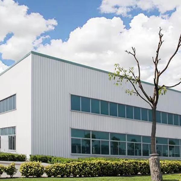 Hurricane Proof Prefabricated Metal Warehouse , Modern Steel Construction Factory Building