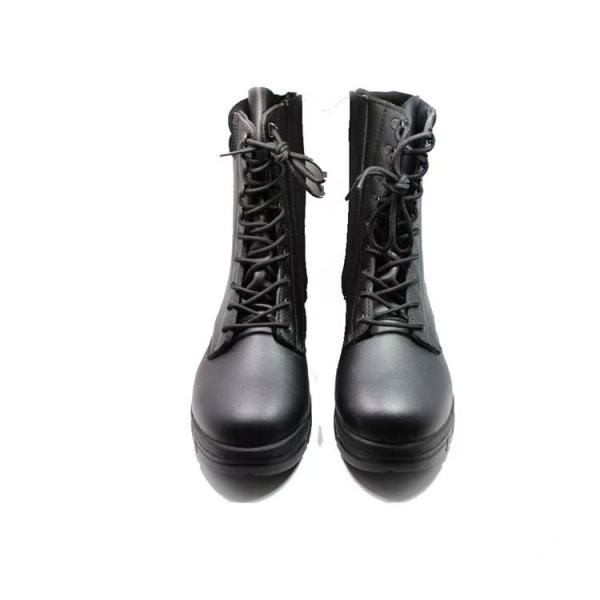 Men Black Full Grain Desert Boots Versatile Training Work and Hiking Footwear