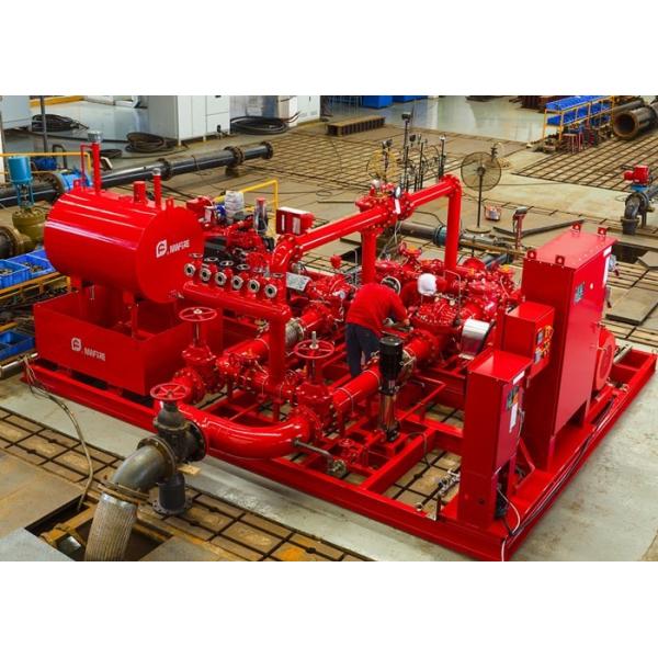 400GPM 100PSI Head Skid Mounted End Suction Fire Pump