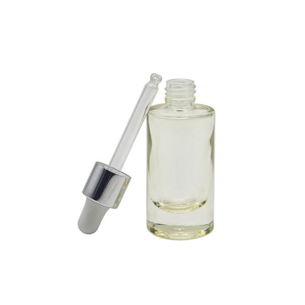 Aluminum Cap 50ml Amber Essential Oil Bottle With Dropper