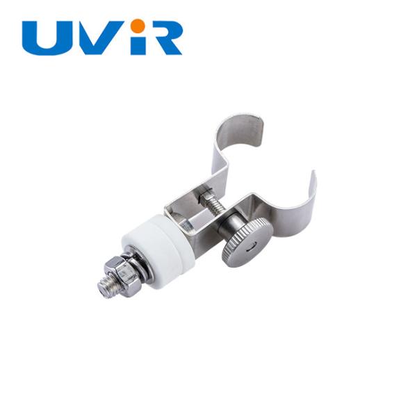 15x33mm Ceramic Silver IR Lamp Holder for Twin Tube Short Wave