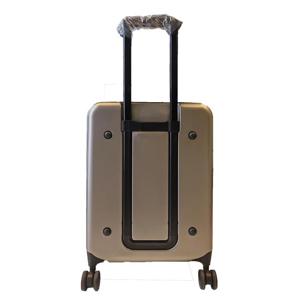 Bagage de cabine unisexe pour voyageurs d'affaires modernes, en PC, ultra-léger et portable, avec roulettes pivotantes