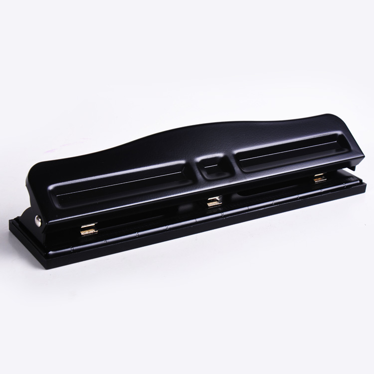 Metal 3 hole punch stationery desktop office 3 hole adjustable punch
