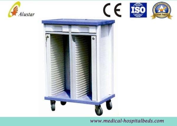 ABS Medical Record Holder Trolley Record Cart Hospital Trolley With 40 Shelves (ALS-MT111)