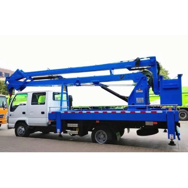 4X2 600p Double Cabin Manual 14m-15m Bridge Inspection Aeria Platform Trucks