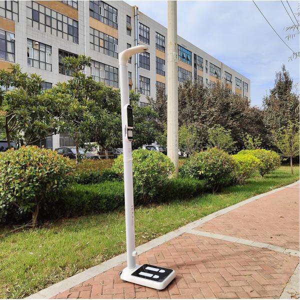 Ultrasonic BMI Height Weight Machine with Foldable Body and Platform Size of 330*550mm