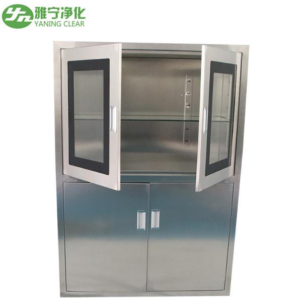 Stainless Steel SUS304 Hospital Medicine Cabinet Office File Cabinet Instrument Cabinet