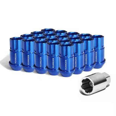 Noix de roue légères M12 en aluminium pour la modification des voitures