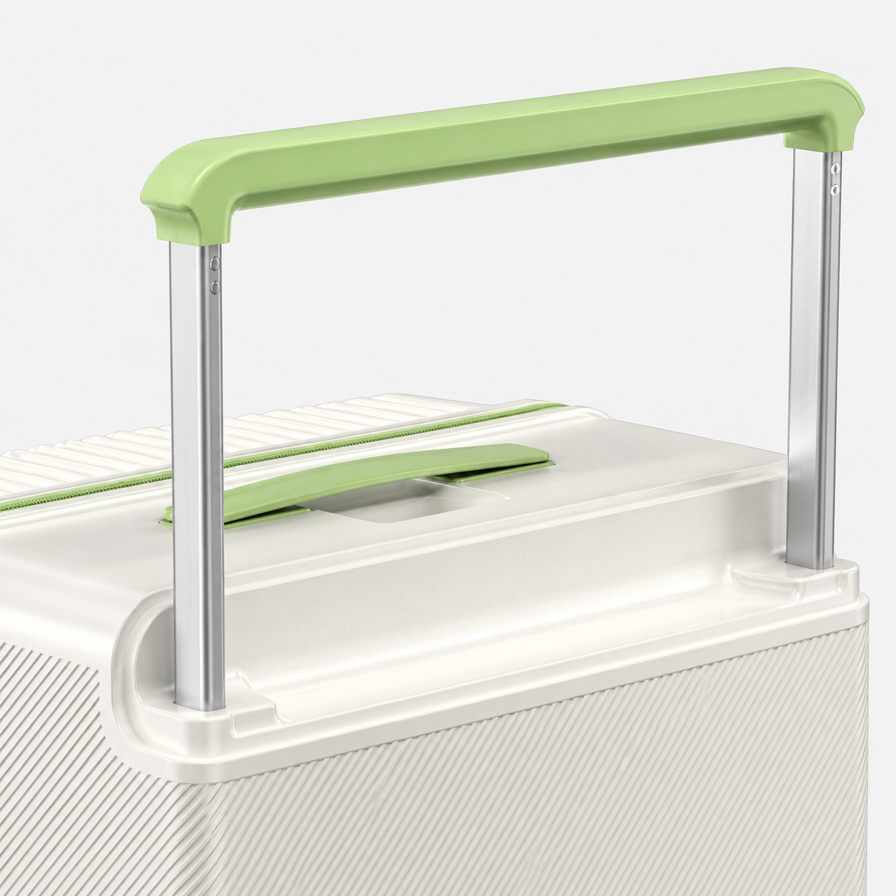 Large Capacity PC Hard Shell Suitcase with Wide Handle, Cup Holder, Side Hook and 360 Degree Spinner Wheels Wholesale