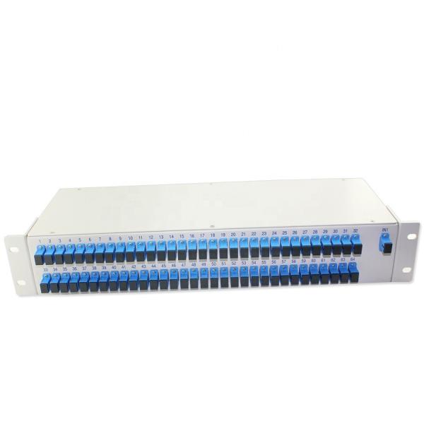 19 1U 2U Fiber Optical 1x64 Rack Mount Patch Panels