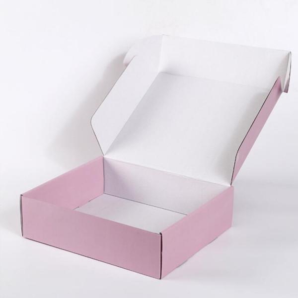 E Flute Corrugated Mailing Boxes 66% Recycled Material For Clothes