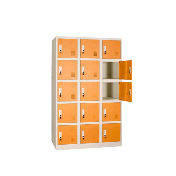 Modern Steel Wardrobe Modular Closet Storage Locker Cabinet With 15 Doors