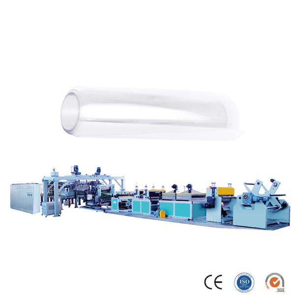 PPS POM PVDF PTFE Plastic Sheet Extruder Line Automatic Control 400~600kg/h