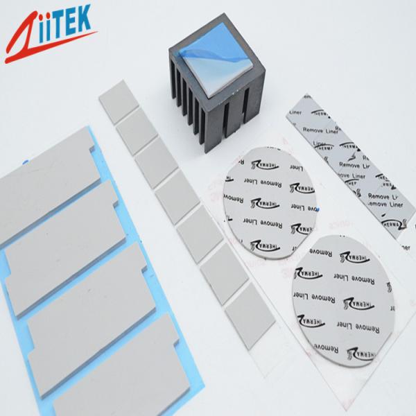 Almofada livre 1.5W 1.5mmT Zpaster160-15-02S do emissor de isofrequência do silicone condutor térmico ultra fino da almofada
