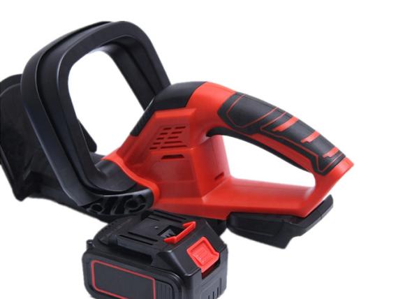 Lithium Battery Electric Hedge Trimmer Dual Blades Rechargeable For Home Yard