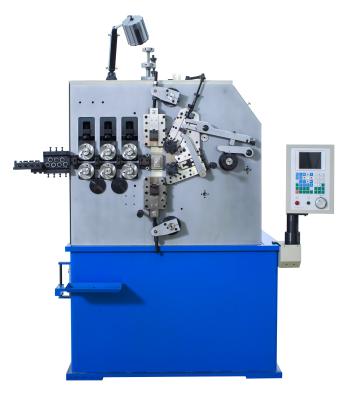 Linha central de bobinamento da máquina três da mola automática do CNC com o servo motor da came 5,5 quilowatts
