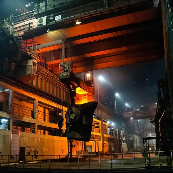 IP54 5t Metallurgy Single Girder Overhead Crane For Steel Mill