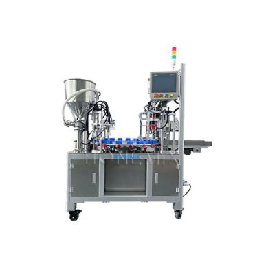 Automatic Two Heads Toner Rotary Servo Liquid Cream Filling Capping Machine