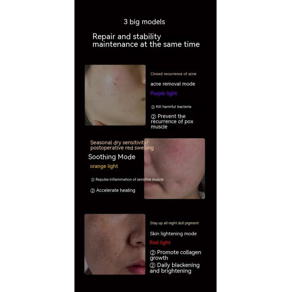 Hight Quality Medical Beauty Led Mask with Led Light Therapy Face Mask Infrared Led Mask Silicone