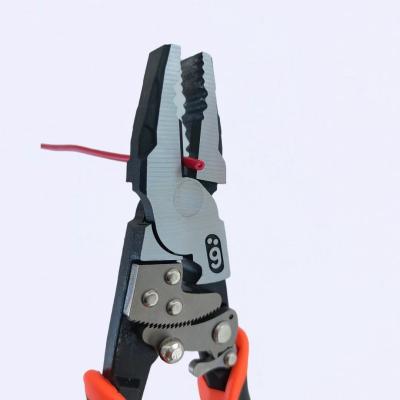 9 Inch Eccentric Labor-Saving Plier with Ratchet HRC 62