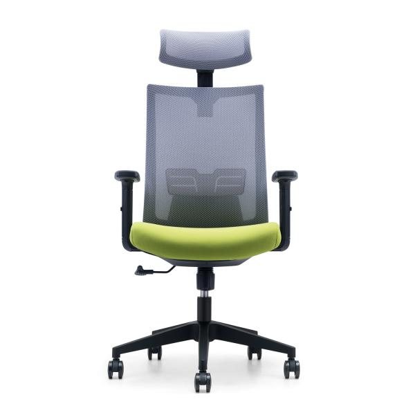 M890A 2D Armrest Height Adjustable Mesh Executive Office Chair BIFMA Standard Fabric