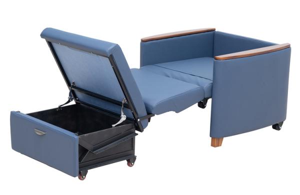 Multifunctional Hospital Sleeper Chair With Space-Saving Folding Design