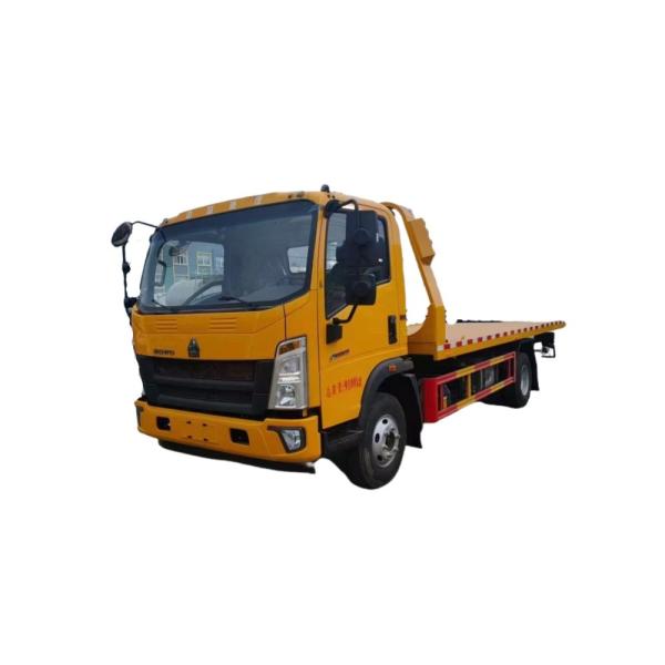 Sinotruk HOWO 6 Ton  FlatBed Towing Truck Road Rescue Recovery Truck Rollback Tow Truck Wrecker