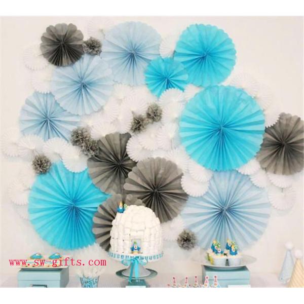 Party Wedding Decoration Paper Craft Tissue Paper Honeycomb Balls Pom Pom Flower Ball