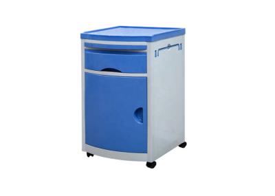 ABS Plastic Movable Hospital Bedside Locker As Hospital Furniture For Ward Room
