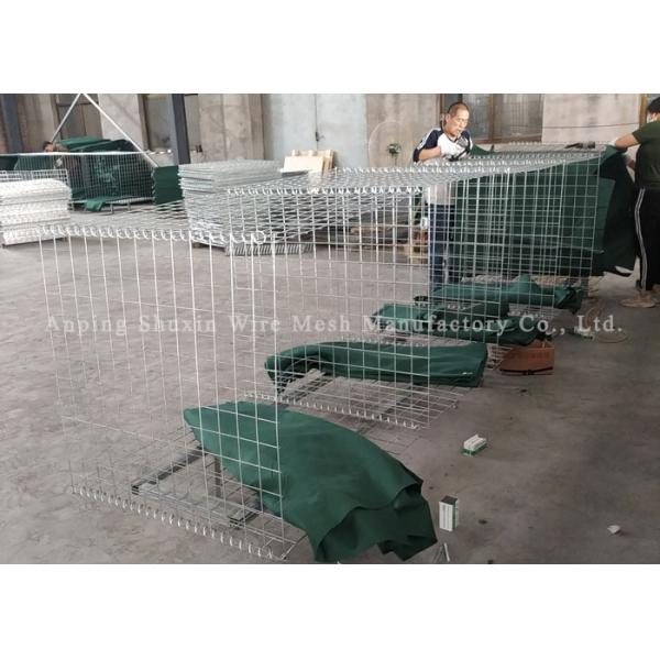 Heavy Galvanized Military 5mm Wire Mesh Defensive Barriers CE ISO9001 Certificate