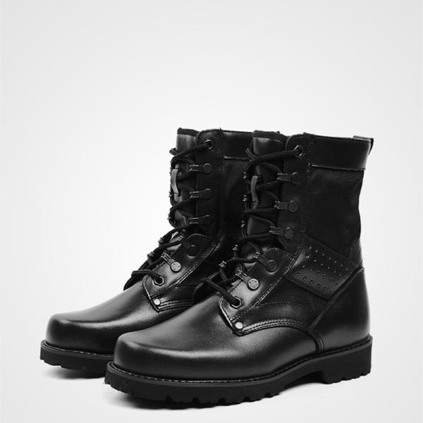 Wear Resistant Cowhide Military Combat Boots Lightweight Under Armour Combat Boots