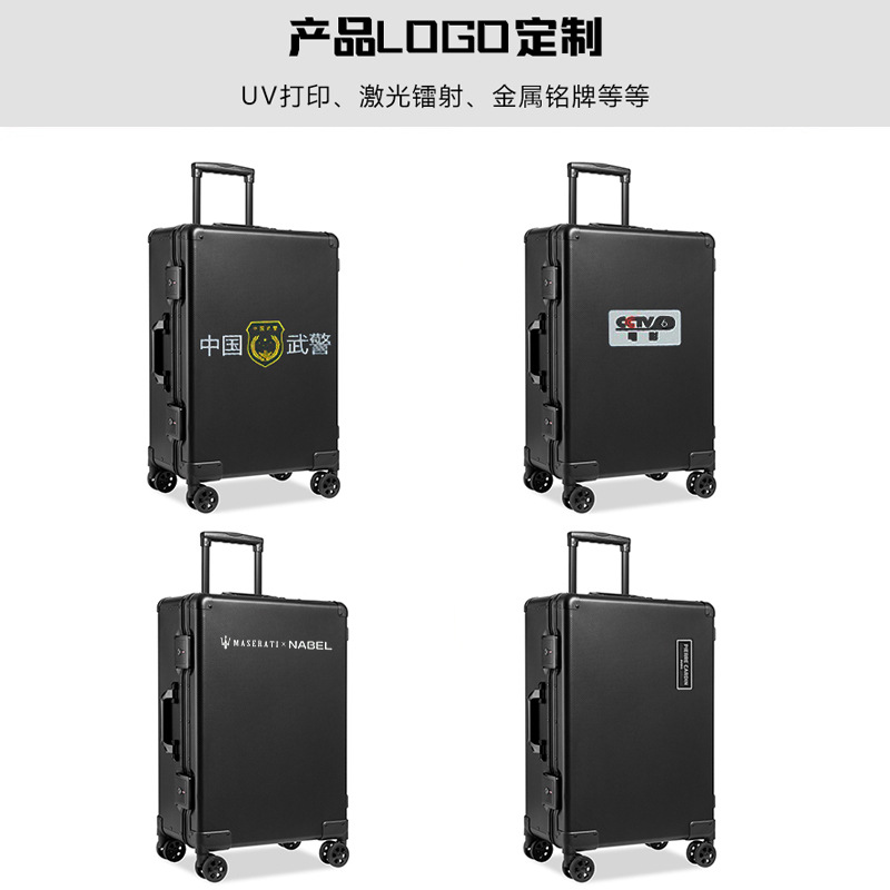 Unisex 29-Inch Large Capacity TSA Lock Aluminum Magnesium Carry-On Luggage Trolley Case Spinner Wheel Unisex Suitcase Travel