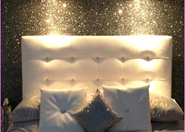 Waterproof Colorful Glitter Wall Fabric , Glitter Fabric Roll PU Material