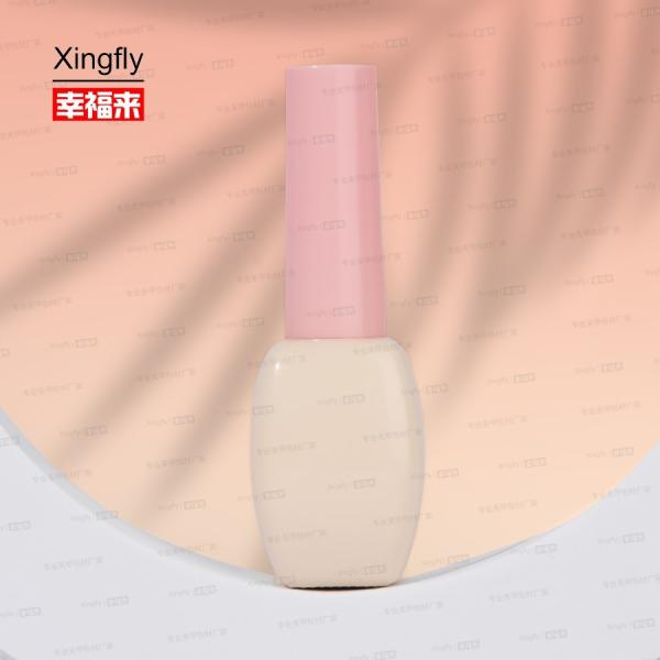 12ml Cosmetic Packaging Gel Nail Polish Oil Glass Bottle With Cap Brush