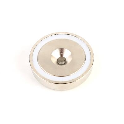 Chrome Coating Strong Neodymium Cup Magnet YYA60 D60x15mm
