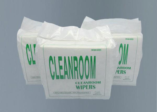 Soft Cleanroom Wipes Double Knit Fabric Sterile For Pharmaceutical Industry