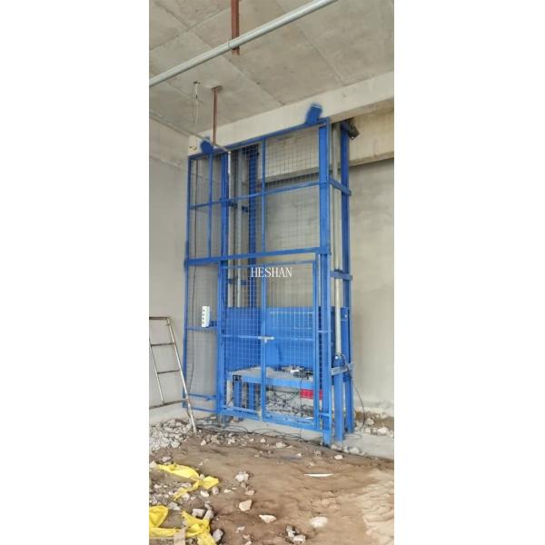 подъемы груза вертикального грузового лифта 500кг гидравлические электрические коммерчески