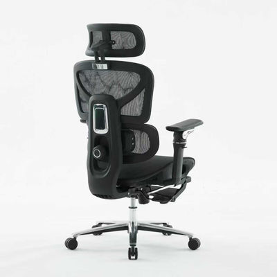 Ergonomic Mesh Computer Chair Office Executive Chair With Footrest Lunch Time Sleeping Featuring Adjustable Massage Function Lumbar Support Breathable Full Mesh Back& Seat Cushion and Durable Frame