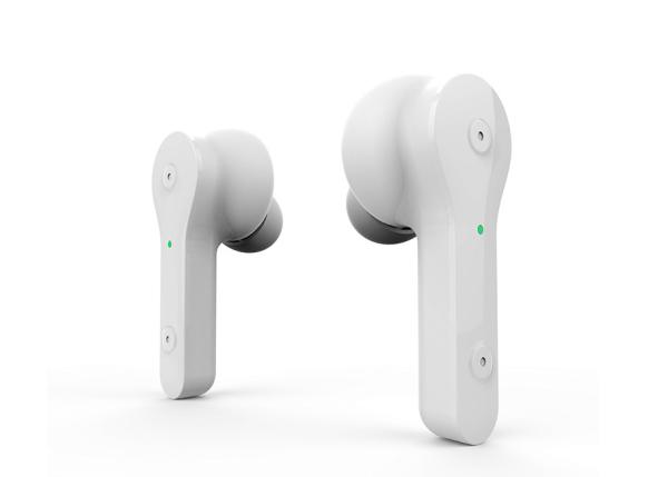 Headset stereo and wireless in ear earphones with 300mA Charging Case,all smart phone can use it DX-09