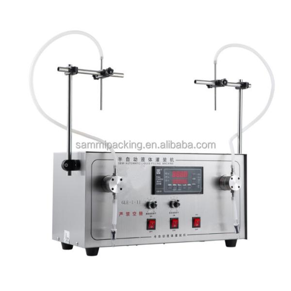 GLF-I-II Gear Pump Olive Oil Bottling Machine Double Heads Liquid Filling Machine,Oil Filler (3-3000ml)