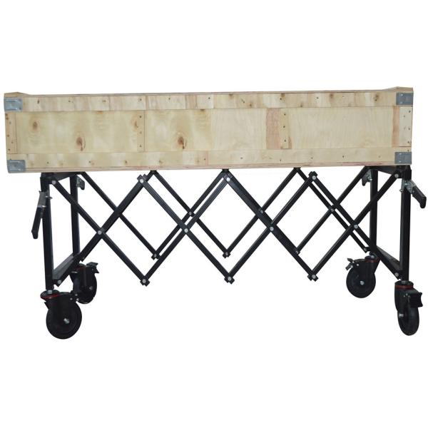 Carbon Steel Funeral Stretcher Truck Church Truck Casket Stand Trolley Cart Fordable Mortuary Supply Fordable Coffin
